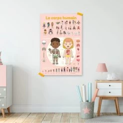 Poster Pédagogique Et Stickers : Le Corps Humain -Merci tys p4 FULL 716