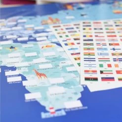 Poster Pédagogique Et Stickers : Drapeaux Du Monde -Merci tys p4 FULL 719