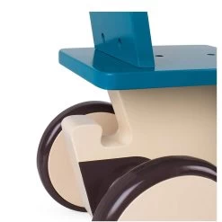 Janod Porteur Tracteur En Bois : Bleu 9 Janod Porteur Tracteur En Bois : Bleu -Merci tys p5 FULL 158