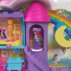 MATTEL Coffret Polly Pocket : Salon De Coiffure Licorne Arc En Ciel -Merci tys p5 FULL 175