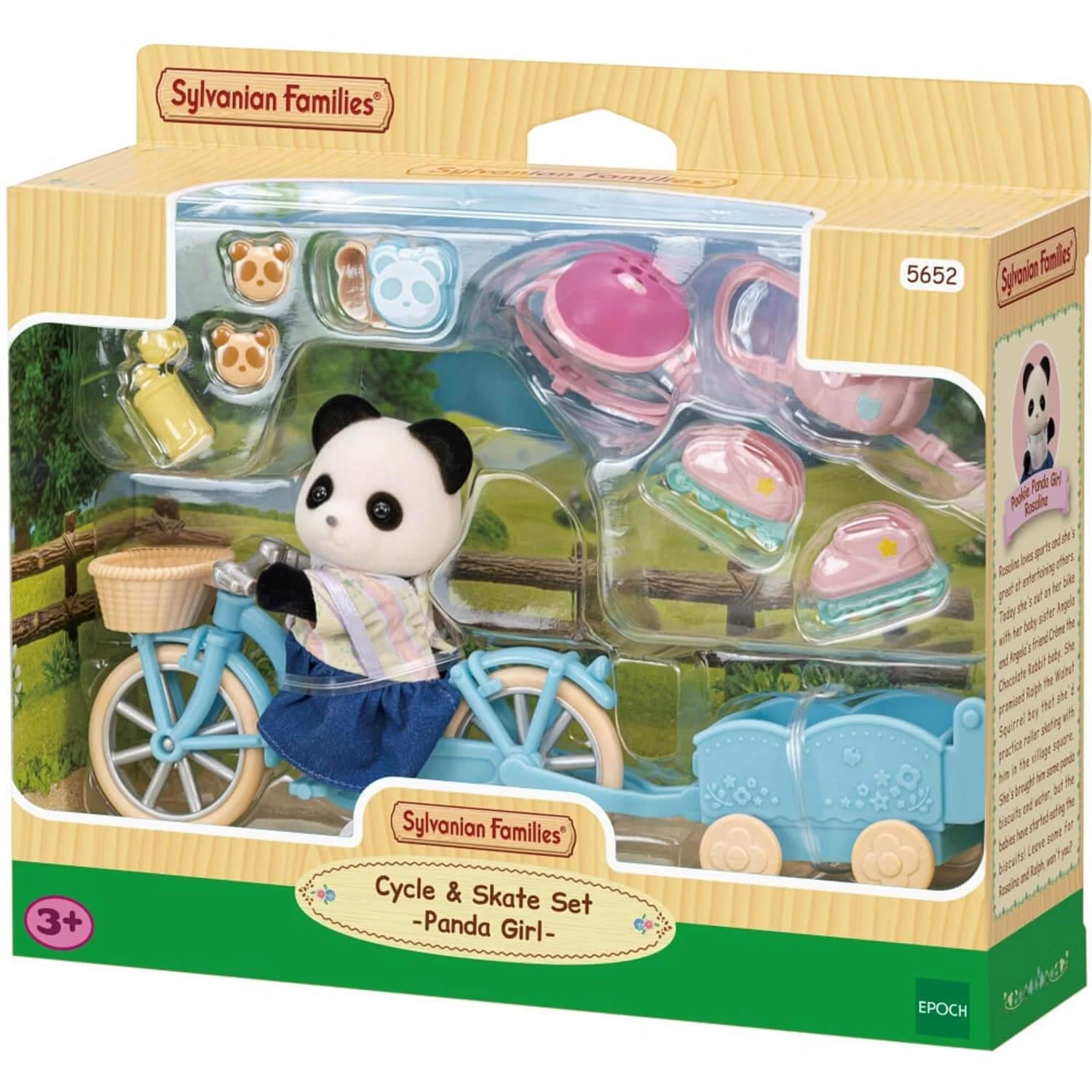Sylvanian Families Sylvanian Family 5652 : La Fille Panda, Son Vélo Et Sa Remorque 5 Sylvanian Families Sylvanian Family 5652 : La Fille Panda, Son Vélo Et Sa Remorque – Image 5