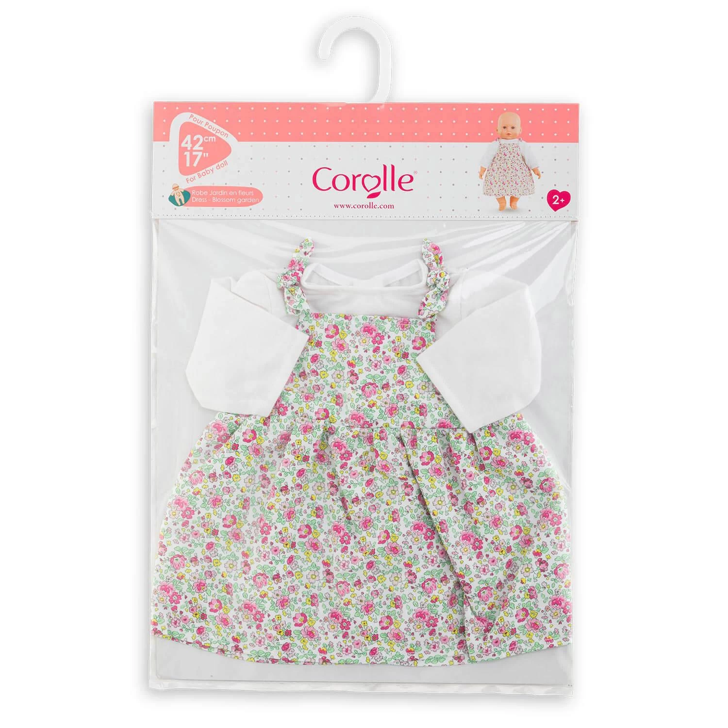 Vêtement Pour Mon Grand Poupon Corolle 42 Cm : Robe Jardin En Fleurs 5 Vêtement Pour Mon Grand Poupon Corolle 42 Cm : Robe Jardin En Fleurs – Image 5