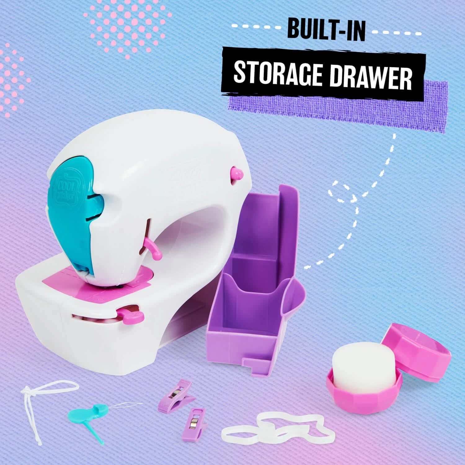 SPIN MASTER Machine à Coudre Cool Maker : Stitch 'N Style Fashion Studio 5 SPIN MASTER Machine à Coudre Cool Maker : Stitch 'N Style Fashion Studio – Image 5