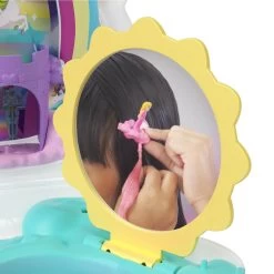 MATTEL Coffret Polly Pocket : Salon De Coiffure Licorne Arc En Ciel -Merci tys p6 FULL 100