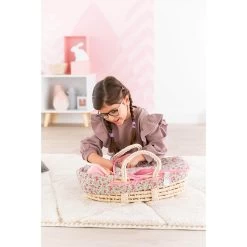 Accessoires Mon Grand Poupon Corolle : Couffin Tressé Pour Poupon 36 Et 42 Cm -Merci tys p6 FULL 101