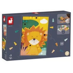 Janod Mosaïque En Bois : Animaux -Merci tys p6 FULL 202