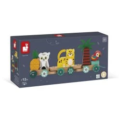 Janod Jouet à Tirer En Bois Tropik :Train Tropical -Merci tys p6 FULL 45