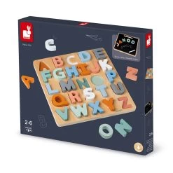 Janod Puzzle En Bois Alphabet Sweet Cocoon -Merci tys p6 FULL 9