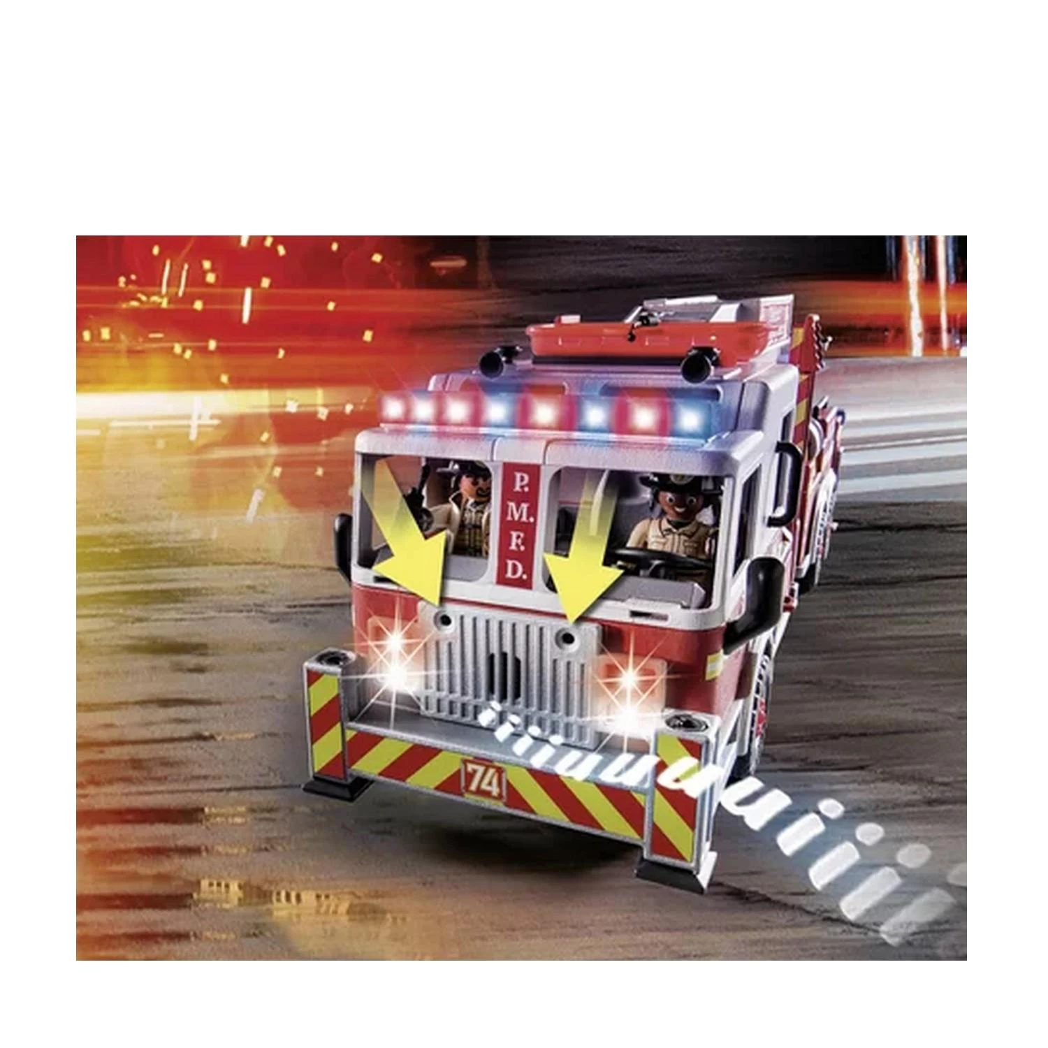 Playmobil 70935 City Action : Camion De Pompiers Avec échelle 7 Playmobil 70935 City Action : Camion De Pompiers Avec échelle – Image 7