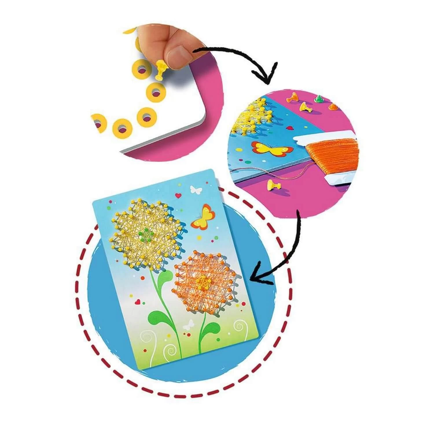 Ravensburger Tableaux En Fil Tendu String Art : Papillons 7 Ravensburger Tableaux En Fil Tendu String Art : Papillons – Image 7