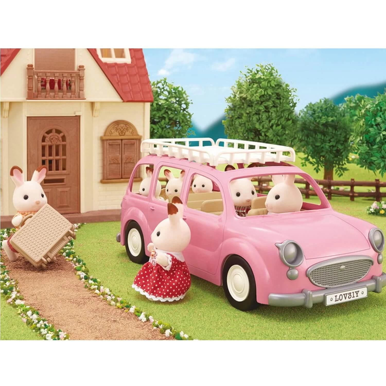Sylvanian Families 5535 : Le Monospace Rose Et Set De Pique-nique 8 Sylvanian Families 5535 : Le Monospace Rose Et Set De Pique-nique – Image 8