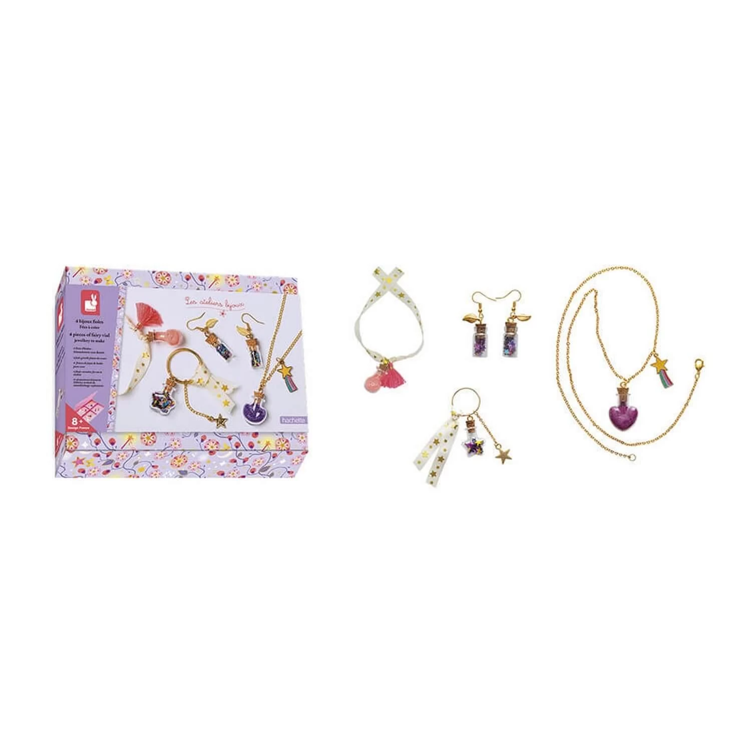 Janod Kit Créatif : 4 Bijoux Fioles De Fées A Créer 8 Janod Kit Créatif : 4 Bijoux Fioles De Fées A Créer – Image 8