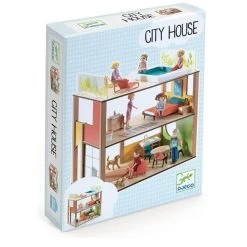 Djeco Maison De Poupées Meublée : City House -Merci tys p9 FULL 28
