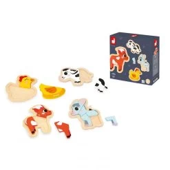 Janod 4 Puzzles Évolutifs Ferme -Merci tys p9 FULL 7